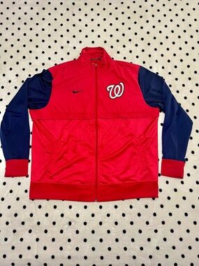 Nike Washington Nationals Authentic Collection Jacket Size XXL